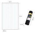 Agrowłóknina czarna agrotkanina UV 90g mata antychwastowa 3,2x50m kołki MulltiGarden MultiGarden