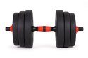 Hantle regulowane 2x20 kg sztanga zestaw 40 kg gryf ModernHome