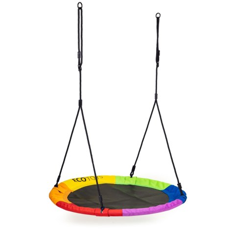 Huśtawka ogrodowa bocianie gniazdo 100 cm kolorowa ECOTOYS ECOTOYS