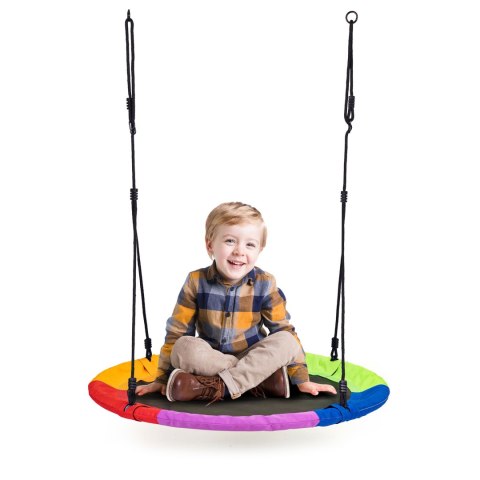 Huśtawka ogrodowa bocianie gniazdo 100 cm kolorowa ECOTOYS ECOTOYS