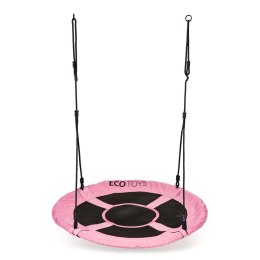 Huśtawka ogrodowa bocianie gniazdo 100 cm różowa ECOTOYS ECOTOYS