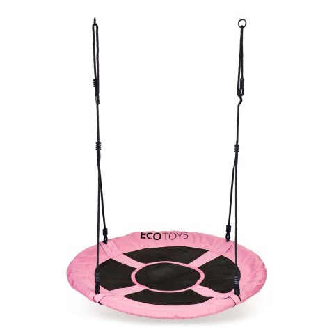 Huśtawka ogrodowa bocianie gniazdo 100 cm różowa ECOTOYS ECOTOYS
