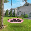 Huśtawka ogrodowa bocianie gniazdo 100 cm różowa ECOTOYS ECOTOYS