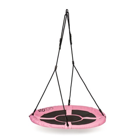 Huśtawka ogrodowa bocianie gniazdo 100 cm różowa ECOTOYS ECOTOYS