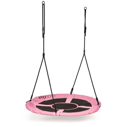 Huśtawka ogrodowa bocianie gniazdo 100 cm różowa ECOTOYS ECOTOYS