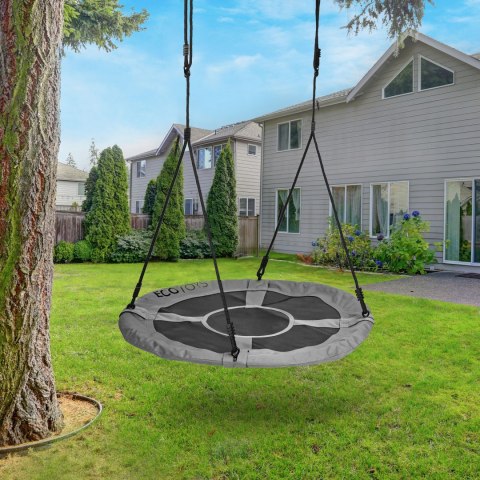 Huśtawka ogrodowa bocianie gniazdo 100 cm szara ECOTOYS ECOTOYS