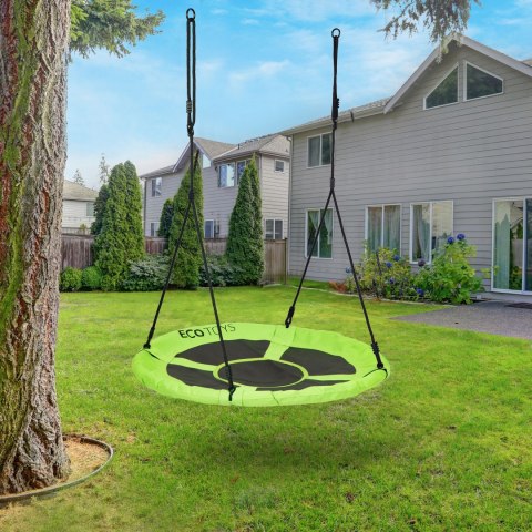 Huśtawka ogrodowa bocianie gniazdo 100 cm zielona ECOTOYS ECOTOYS
