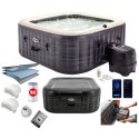 Nadmuchiwane SPA kwadratowe basen z hydromasażem 4 os. 175x71 cm akcesoria premium INTEX 28450 INTEX