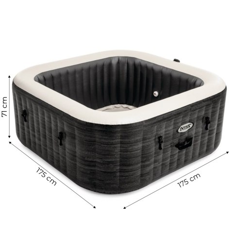 Nadmuchiwane SPA kwadratowe basen z hydromasażem 4 os. 175x71 cm akcesoria premium INTEX 28450 INTEX
