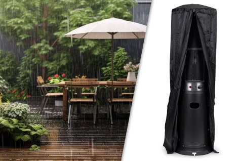 Ogrzewacz parasol gazowy grzejnik 11 kW na ogród patio reduktor wąż pokrowiec MultiGarden MultiGarden