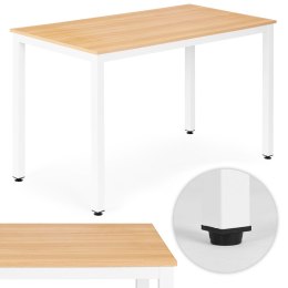 Stół do kuchni jadalni dla 4-5 osób biurko komputerowe 120x60 cm jasny dąb ModernHome ModernHome