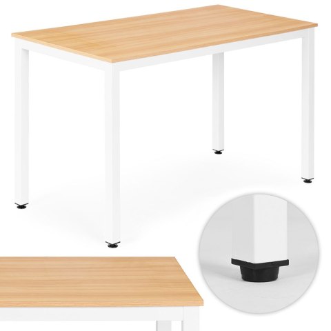 Stół do kuchni jadalni dla 4-5 osób biurko komputerowe 120x60 cm jasny dąb ModernHome ModernHome