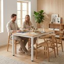 Stół do kuchni jadalni dla 4-5 osób biurko komputerowe 120x60 cm jasny dąb ModernHome ModernHome