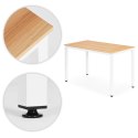 Stół do kuchni jadalni dla 4-5 osób biurko komputerowe 120x60 cm jasny dąb ModernHome ModernHome