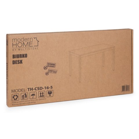 Stół do kuchni jadalni dla 4-5 osób biurko komputerowe 120x60 cm jasny dąb ModernHome ModernHome