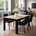 Stół prostokątny do kuchni jadalni dla 4 osób 120x80 cm dąb sonoma ModernHome ModernHome