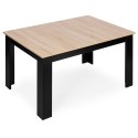 Stół prostokątny do kuchni jadalni dla 4 osób 120x80 cm dąb sonoma ModernHome ModernHome