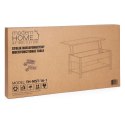 Stolik kawowy rozkładany blat podnoszony 90 cm schowek półka dąb sonoma ModernHome ModernHome