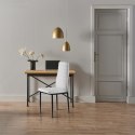 Zestaw krzeseł do jadalni salonu z krzesło ekoskóry 4 sztuki wysokie oparcie białe ModernHome ModernHome