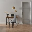 Zestaw krzesła tapicerowane do jadalni i salonu 4 sztuki szare ModernHome ModernHome