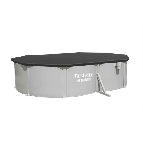Basen ogrodowy panelowy całoroczny 500x366x122 cm 13w1 Bestawy 56586
