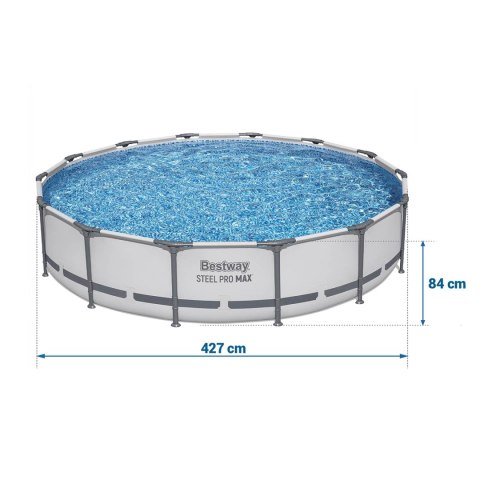 Basen ogrodowy stelażowy 427 x 84 cm 10w1 Bestway 56595