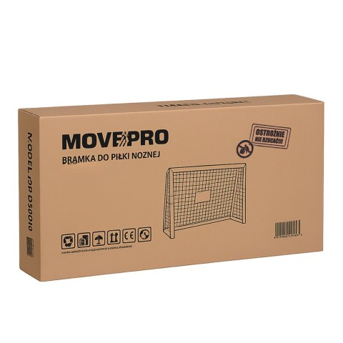 Bramka piłkarska z siatką do piłki nożnej 240x160x85 cm MOVEPRO MOVEPRO
