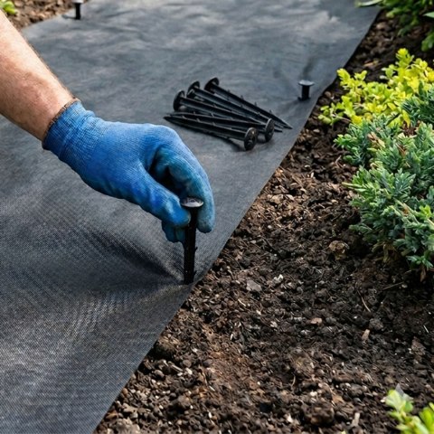Kołki do mocowania agrowłókniny agrotkaniny kotwy szpilki 50 szt. 15 cm MultiGarden MultiGarden