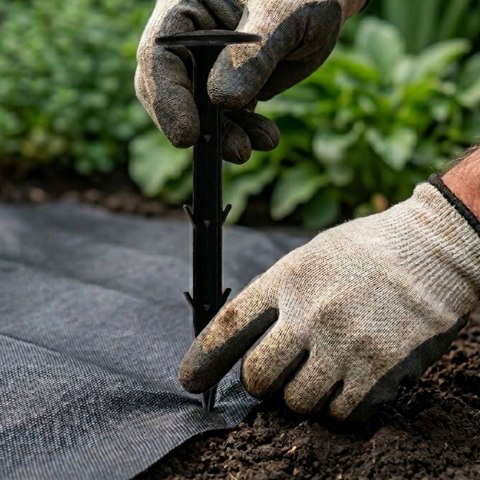 Kołki do mocowania agrowłókniny agrotkaniny kotwy szpilki 50 szt. 15 cm MultiGarden MultiGarden