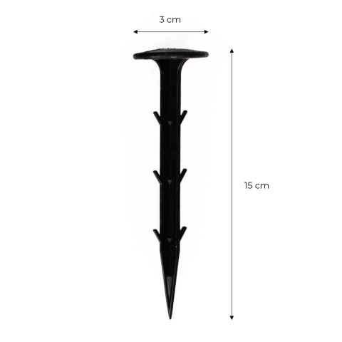 Kołki do mocowania agrowłókniny agrotkaniny kotwy szpilki 50 szt. 15 cm MultiGarden MultiGarden