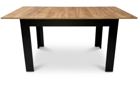 Stół rozkładany prostokątny 120-160x80 cm do kuchni jadalni dla 4-6 osób dąb craft LEOBERT