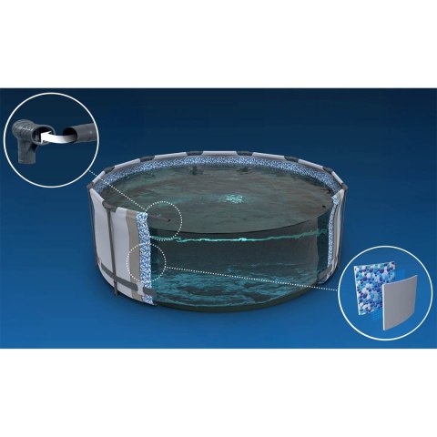 Basen Ogrodowy Stelażowy 549 x 122 cm 11w1 Bestway 56462