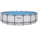 Basen Ogrodowy Stelażowy 549 x 122 cm 11w1 Bestway 56462