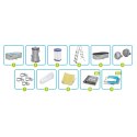 Basen ogrodowy stelażowy 427 x 250 x 100 cm 12w1 Bestway 56714N