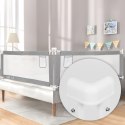 Barierka ochronna na łóżko 180 cm osłona zabezpieczenie dla dzieci ECOTOYS ECOTOYS