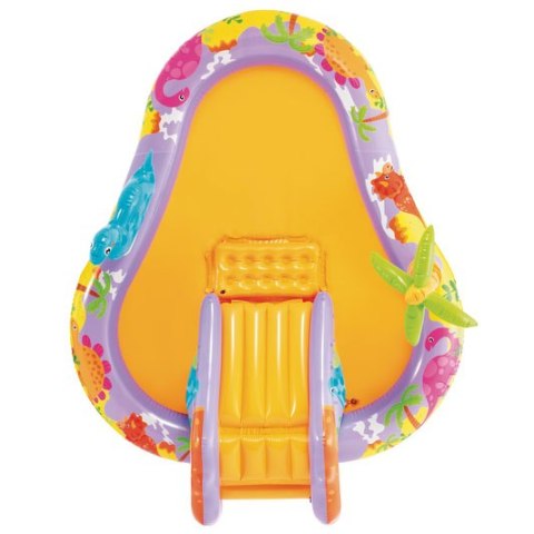 Basen dmuchany dla dzieci wodny plac zabaw 201x157x69 cm zjeżdżalnia fontanna dinozaur INTEX 56139 INTEX