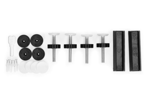 Bramka barierka zabezpieczająca 74-105 cm na schody i drzwi stal dodatkowe panele czarna ECOTOYS ECOTOYS