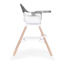 Fotelik krzesełko do karmienia dzieci 2w1 szary ECOTOYS ECOTOYS
