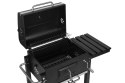 Grill węglowy duży ogrodowy z pokrywą termometr półki koła dmuchawa gratis MEBELKI24
