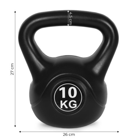 Kettlebell kettle 10 kg do ćwiczeń hantla kula odważnik obciążenie ciężar fitness ModernHome ModernHome