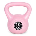 Kettlebell kettle 10 kg do ćwiczeń hantla kula odważnik obciążenie ciężar fitness różowy ModernHome ModernHome