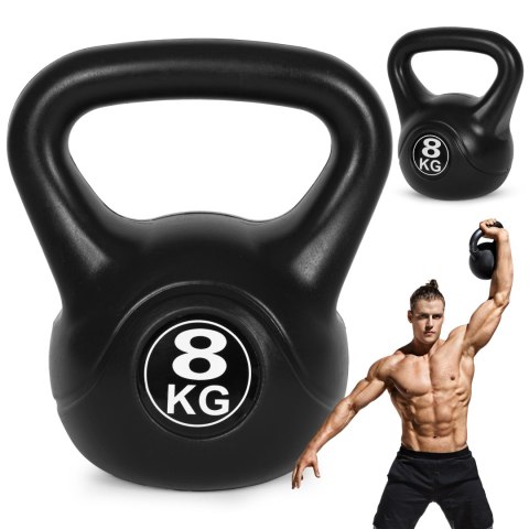 Kettlebell kettle 8 kg do ćwiczeń hantla kula odważnik obciążenie ciężar fitness ModernHome ModernHome