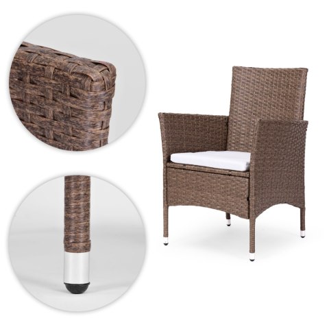 Komplet mebli ogrodowych z technorattanu 4 krzesła + stół MultiGarden MultiGarden