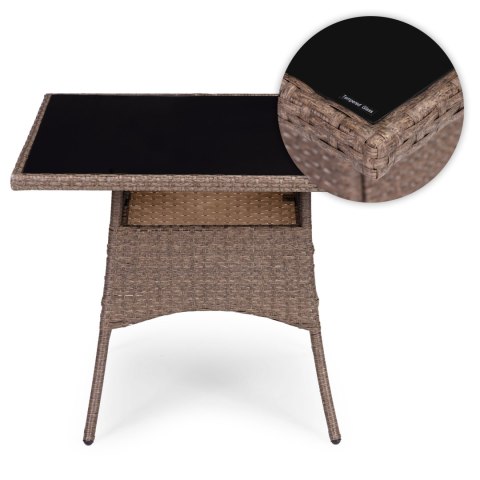 Komplet mebli ogrodowych z technorattanu 4 krzesła + stół MultiGarden MultiGarden