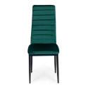 Krzesła z wyprofilowanym oparciem- VELVET ZIELONY - 4 sztuki MEBELKI24