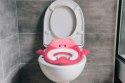 Nakładka na toaletę dla dzieci uchwyty miękka poduszka różowa ECOTOYS ECOTOYS