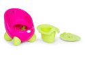 Nocnik toaleta sedes dla dzieci wyjmowany wkład antypoślizgowe nóżki różowo-zielony ECOTOYS ECOTOYS