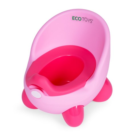 Nocnik toaleta sedes dla dzieci wyjmowany wkład antypoślizgowe nóżki różowy ECOTOYS ECOTOYS