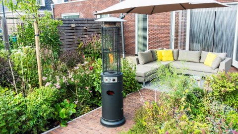 Ogrzewacz parasol gazowy grzejnik 11 kW szklany na ogród patio reduktor wąż pokrowiec MultiGarden MultiGarden