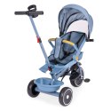 Rowerek trójkołowy spacerówka 2w1 obracane siedzisko składany daszek niebieski ECOTOYS ECOTOYS